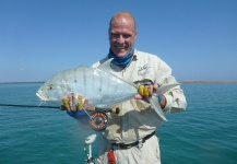 Peter Cooke 's Fly-fishing Photo of a Golden Trevally – Fly dreamers 