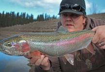 Mountain Made Media 's Fly-fishing Catch of a Rainbow trout – Fly dreamers 