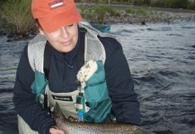 Fly-fishing Photo of Brown trout shared by Laura Gamero – Fly dreamers 