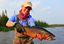 Rebekka  Redd 's Fly-fishing Photo of a Brook trout – Fly dreamers 
