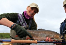 Rebekka  Redd 's Fly-fishing Picture of a Brook trout – Fly dreamers 
