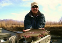 Mike Campbell 's Fly-fishing Image of a Rainbow trout – Fly dreamers 