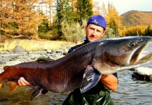 Jan Haman 's Fly-fishing Photo of a Taimen – Fly dreamers 