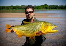 Vicente Botta 's Fly-fishing Image of a Golden Dorado – Fly dreamers 