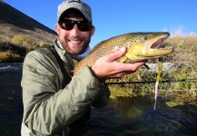 Rankin Morgan 's Fly-fishing Picture of a Brown trout – Fly dreamers 