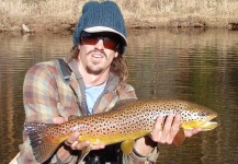 Brett Macalady 's Fly-fishing Catch of a Brown trout – Fly dreamers 