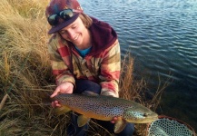 Blake Hunter 's Fly-fishing Photo of a Brown trout – Fly dreamers 
