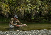  Foto de Pesca con Mosca de Trucha arcoiris compartida por Alexander Fahrion – Fly dreamers