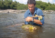 Patrick Brown 's Fly-fishing Image of a Golden Dorado – Fly dreamers 