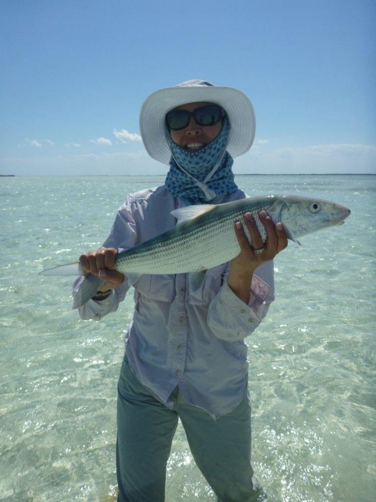 Beautiful 8 lb. Bonefish, in Cayo Coco through Holywaters.ca
