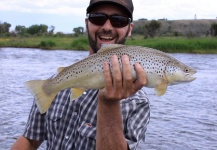 Fly-fishing Pic of Brown trout shared by Ty Ferguson – Fly dreamers 