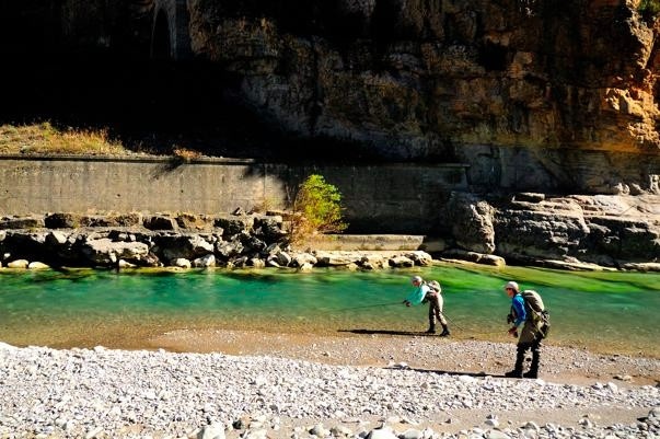 Small to medium size rivers and tailwaters can be found everywhere, Pyrenees, Spain.