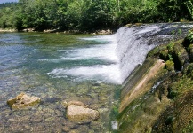 Fly fishing Kroatien: the place where the river "Kupa " starts