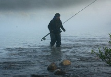  Situación de Pesca con Mosca de Salmón del Atlántico– Foto por Robert Selfors en Fly dreamers