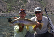 Flotadas Chimehuin 's Fly-fishing Image of a Brown trout – Fly dreamers 