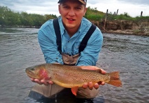 Brandon Larson 's Fly-fishing Image of a Yellowstone cutthroat – Fly dreamers 