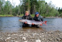 Basyl Bykau 's Fly-fishing Image of a Taimen – Fly dreamers 