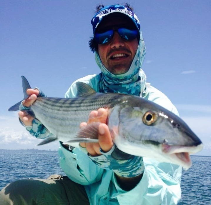 At Biscayne Bay, Miami, Florida.
With Capt. Joe Gonzales.