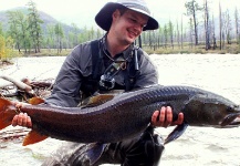 Jan Haman 's Fly-fishing Pic of a Taimen – Fly dreamers 