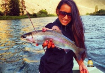  Fotografía de Pesca con Mosca de Trucha arcoiris compartida por Tyler Steffens – Fly dreamers