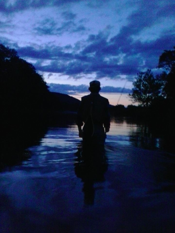 Delaware River just after sunset