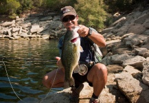 Edu Cesari 's Fly-fishing Picture of a Largemouth Bass – Fly dreamers 