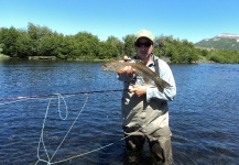 Fly-fishing Photo of Rainbow trout shared by Cristian Luchetti – Fly dreamers 