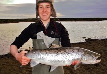 Fly-fishing Picture of Sea-Trout shared by Elias Petur Thorarinsson  – Fly dreamers