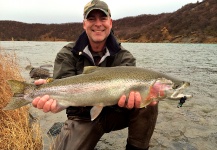 Ted Bryant 's Fly-fishing Pic of a Rainbow trout – Fly dreamers 