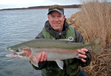 Ted Bryant 's Fly-fishing Picture of a Rainbow trout – Fly dreamers 