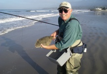 Chris Taylor 's Fly-fishing Photo of a California flounder – Fly dreamers 