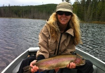 Fly-fishing Pic of Rainbow trout shared by Melody Gray – Fly dreamers 