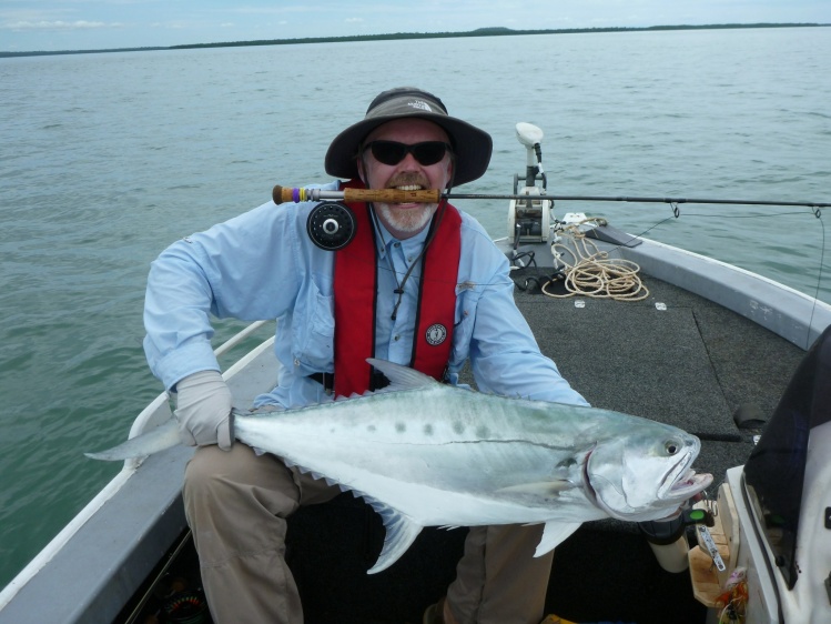 93 cm queenfish caught in sight of Darwin city centre