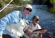 Sweet Fly-fishing Situation of Rainbow trout - Photo shared by Marcelo Ziegler – Fly dreamers 