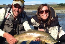 Fly-fishing Picture of Brown trout shared by Giampiero Patrizi – Fly dreamers