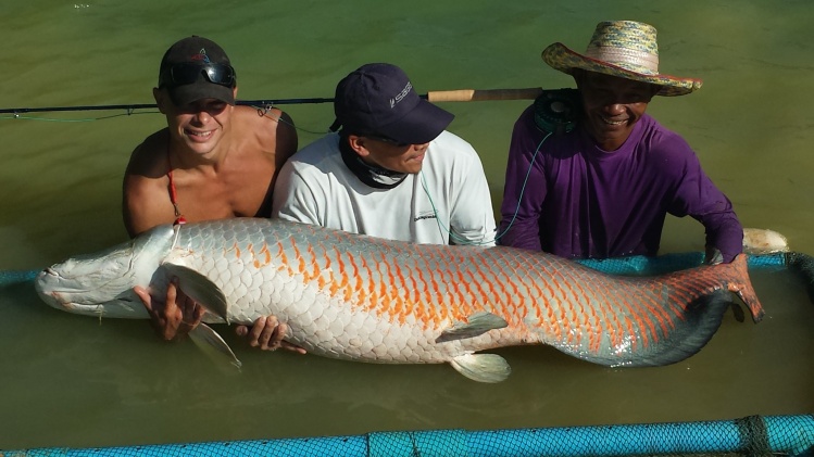 My own version of monster fish 120+lbs Arapaima