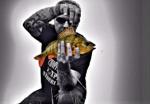 Evert Eenkhoorn 's Fly-fishing Image of a Perch – Fly dreamers 