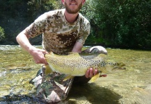 Fly-fishing Picture of Brown trout shared by Jeremy Treweek – Fly dreamers