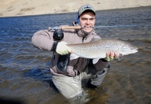  Fotografía de Pesca con Mosca de Sea-Trout (Trucha Marrón Anádroma) por Andres Facio – Fly dreamers