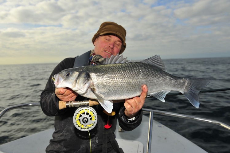 Fly fishing aboard Zen2 with Austen Goldsmith , November 2013 , 