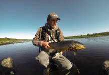  Foto de Pesca con Mosca de Trucha marrón compartida por Kristian Solli – Fly dreamers