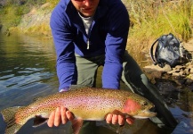 Mike Wright 's Fly-fishing Pic of a Rainbow trout – Fly dreamers 