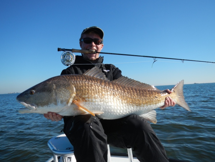 Huge 44 inch red on the fly

Joe Petrow