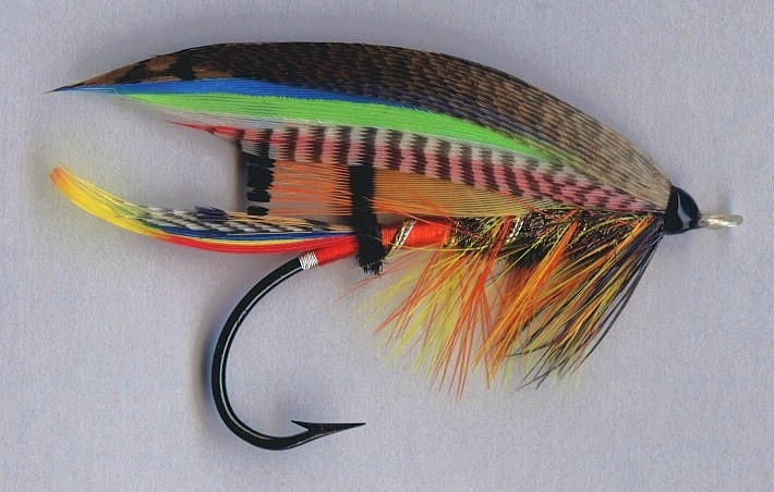 Green Parson - Irish Salmon fly - tied by Mike Boyer