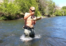 one slick trout ! with littleleaf guide service