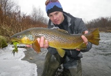 Rich Strolis 's Fly-fishing Image of a Brown trout – Fly dreamers 