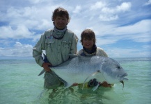 Fly-fishing Pic of Giant Trevally shared by Tom Hradecky – Fly dreamers 