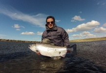 JUAN GALLO 's Fly-fishing Picture of a King salmon – Fly dreamers 
