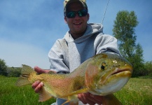 Ryan Hudson 's Fly-fishing Pic of a Rainbow trout – Fly dreamers 