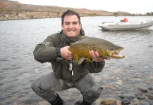 Juan Carlos Riveros 's Fly-fishing Pic of a Brown trout – Fly dreamers 